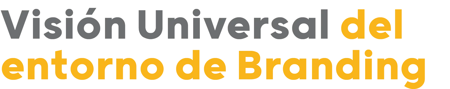 Título Visión Branding